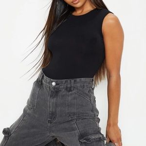 Black Basic Bodysuit